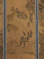 Scenes from the cycle of life, Ten-panel screen; ink an color on paper, Korea